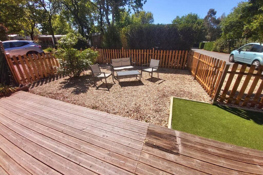 Chalet T3/Clim/Wifi/Pkg/Terrasse/15 Min Plages Villa La Teste-de-Buch Buitenkant foto